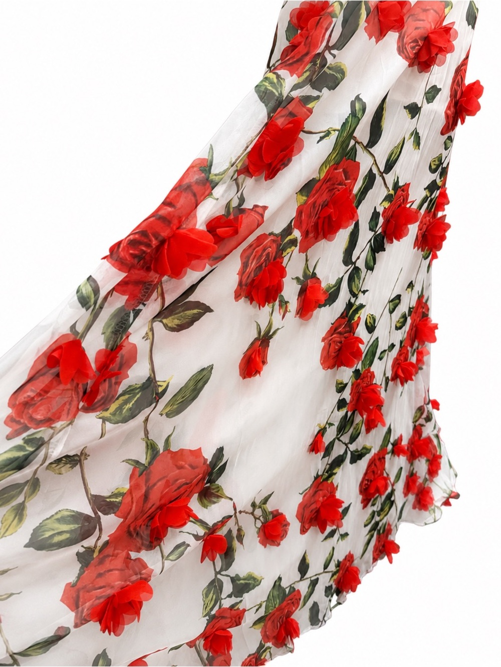 🌹 New with Tags AKIRA White Sheer Maxi Skirt – Size Large - Picture 5 of 11